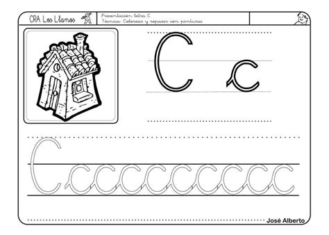 Fichas Para Repasar Lectoescritura Con La Letra C Math Leer Mucha