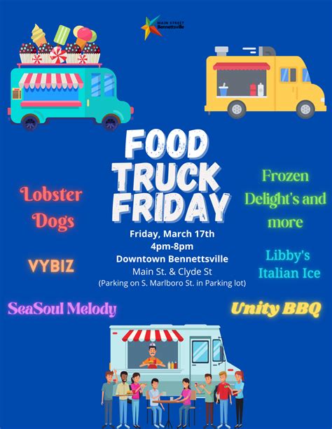 Food Truck Friday City Of Bennettsville Sc