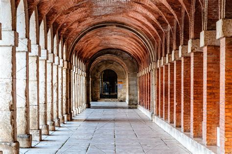 Ad: Arcade in Royal Palace of Aranjuez by Architect´s eye on @creativemarket. Arcade in Royal ...