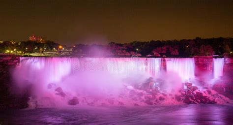 Niagara Falls Night Lights stock image. Image of american - 1800911