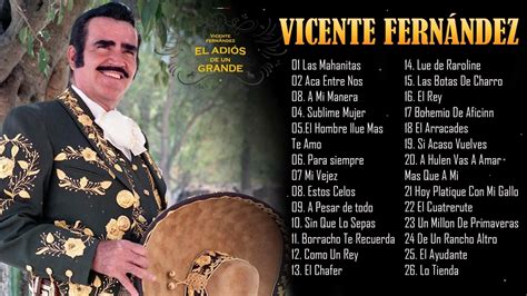 Vicente Fernandez Exitos De Oro Lo Mejor De Vicente Fernandez Puras