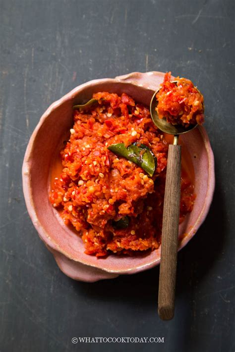 Easy Sambal Balado Indonesian Sambal Chili Sauce