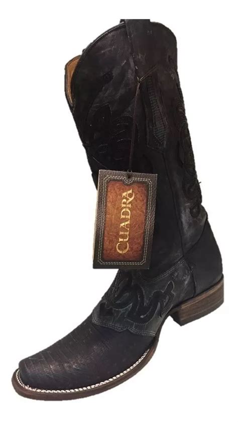 Botas Cuadra Piel De Lizard En Estilo Rodeo 4 850 00 En Mercado Libre