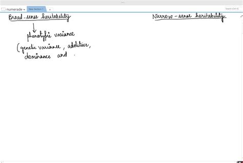 Solvedhow Do Broad Sense And Narrow Sense Heritabilities Differ