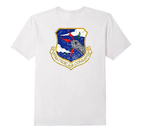 Strategic Air Command Military Roundel T Shirt Pilot Shirt Cd Canditee