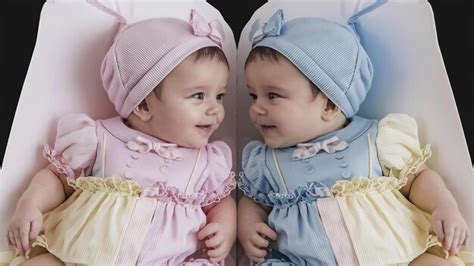 Premium Photo Adorable Twins Wearing The Same Clothes