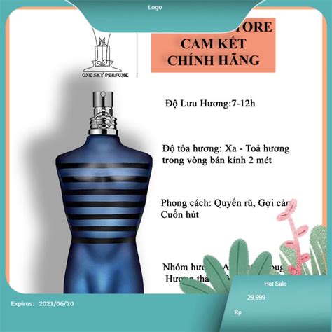 Nước hoa chiết 10ml Jean Paul Gaultier Ultra Male Chính hãng mùi hương