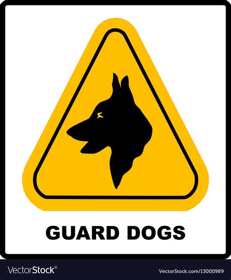 Warning Guard Dog Sign