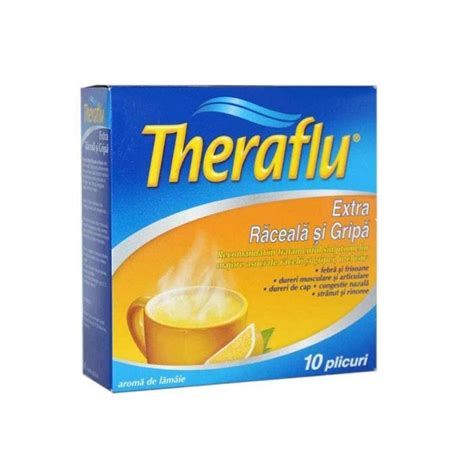 Theraflu extra răceală și gripă 10 plicuri