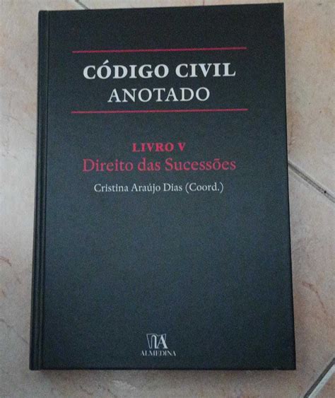 Código Civil Anotado Livro V Direito das Sucessões Canidelo OLX