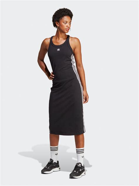 Adidas Sukienka Codzienna Adicolor Classics Stripes Long Tank Dress