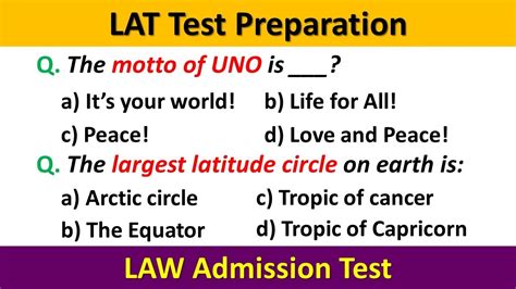 Lat Test Preparation Lat Test Hec Lat Test Preparation Lat