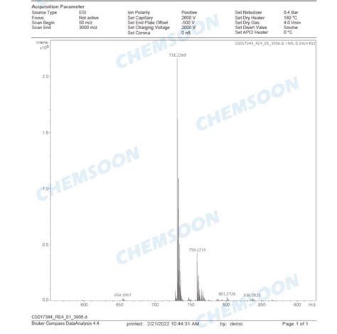 Cas Chemsoon Mof Cofmaterial Professional Supplier