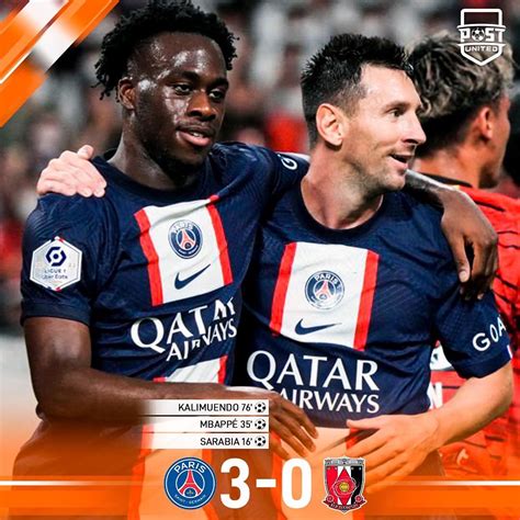 Post United On Twitter El Psg Le Gana Al Urawa Red Diamonds