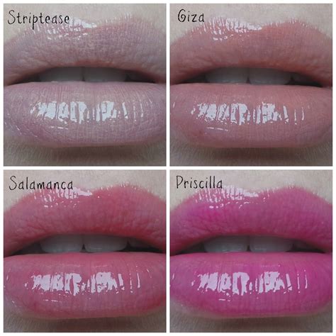 NARS lip gloss-Striptease, Giza, Salamanca, Priscilla | Expat Make Up Addict