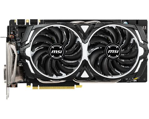 Msi Releases Geforce Gtx 1060 6gb Armor Oc And Gddr5x Memory