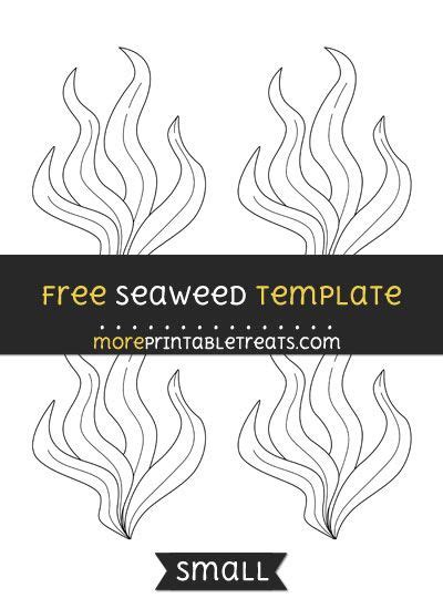 Free Seaweed Template Small Templates Printable Free Toddler Art