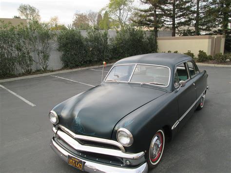 1950 Ford Shoebox Custom 2 Door Sedan Beautiful Ca Car V 8 Auto Fatman