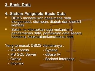 Sistem Basis Data Ppt