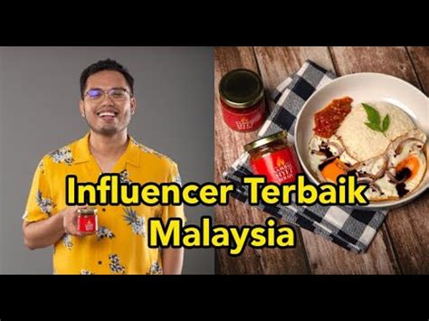 Khairul Aming Sambal Nyet Berapi Layak Di Gelar Influencer Terbaik