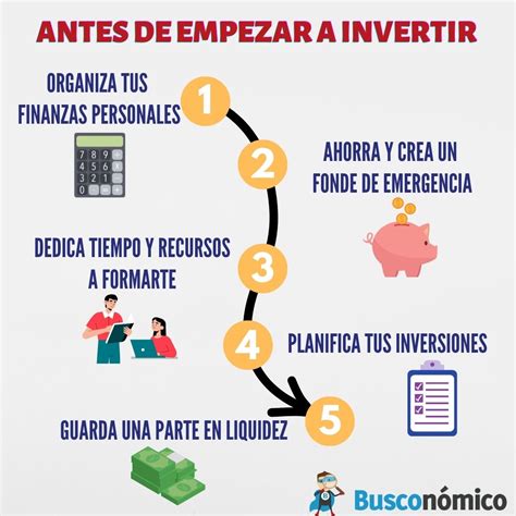 Qué hacer antes de empezar a invertir 5 consejos básicos