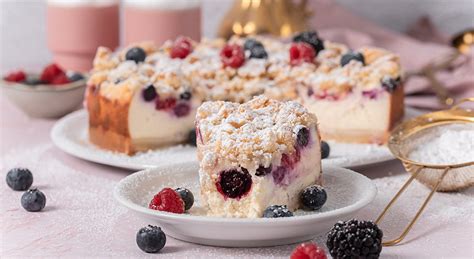 Cremiger Beeren Streusel K Sekuchen