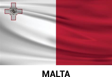 Malta Flag Design Vector 13367111 Vector Art At Vecteezy