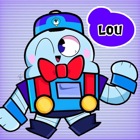 Lou from Brawl stars! by Pil4r on DeviantArt