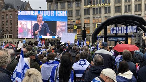 Indrukwekkende manifestatie op de Dam Samen voor Israël