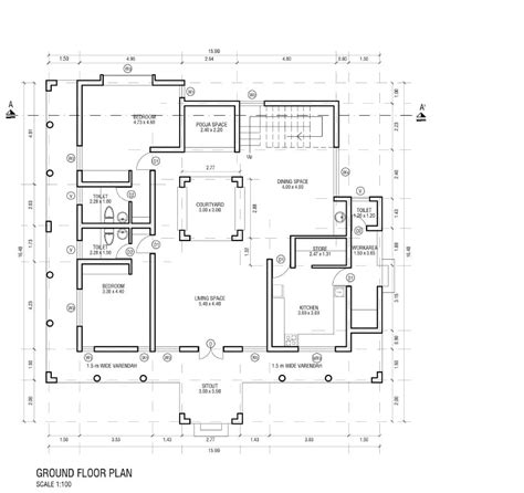 Kerala Traditional Nalukettu House Plans Nalukettu Style Kerala House ...