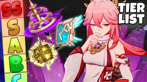 Yae Miko Weapon Tier List Genshin Impact YouTube