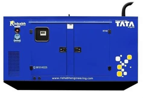 40kva Tata Rt40 Silent Diesel Generator 3 Phase At Rs 500000piece In Agra