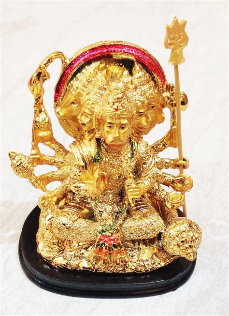 Money Vastu Fengshui Stone Gift Product Collection Golden Panchamukhi