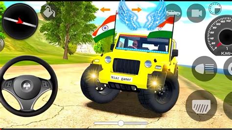 Dallar Song Modified Mahindra Yallow Thar Indian Car Simulator 3d