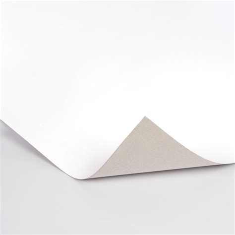 Fully Recycled Clay Coated Newsback Paperboard Material Option