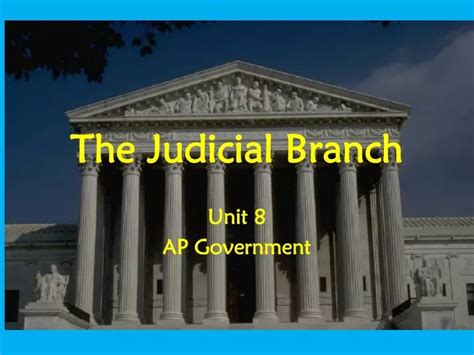 Ppt The Judicial Branch Powerpoint Presentation Free Download Id