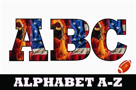 American Flag Alphabet Letters Graphic by Ratipornkungdent · Creative ...