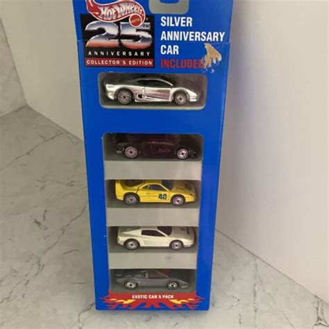 1993 Hot Wheels Cars 25th Anniversary COLLECTOR S EDITION Set EXOTIC