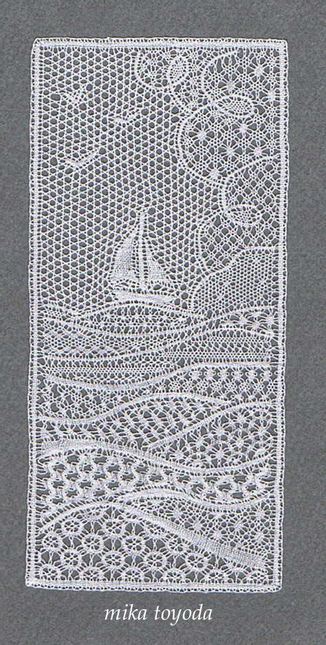 Design Execution By Mika Toyoda Binche Bobbin Lace Christmas Lace