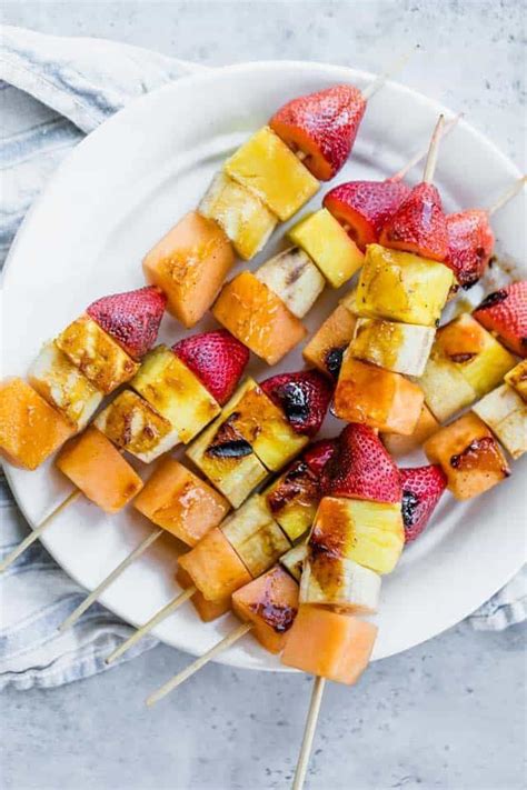 Grilled Fruit Kabobs This Summer Add Grilled Fruit Kabobs To Your