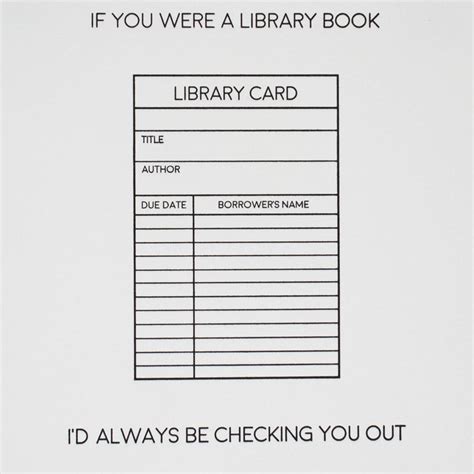 Library Card - Etsy