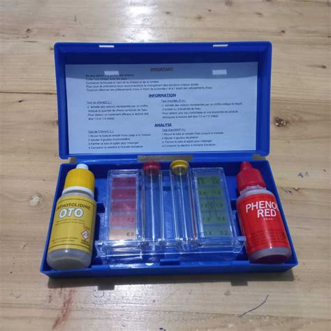 Jual Test Kit Kolam Renang Tes Uji Air Klorin Dan Ph Swimming Pool Spa