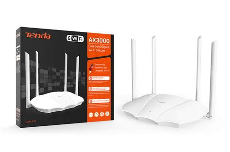 Router Tenda RX9 Dual Band Wireless Router W Fi 6 AX3000 4x GE