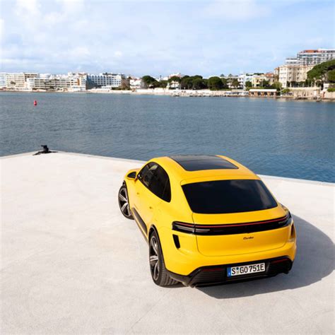 2025 Porsche Macan Turbo Speed Yellow Stunning Hd Photos Videos