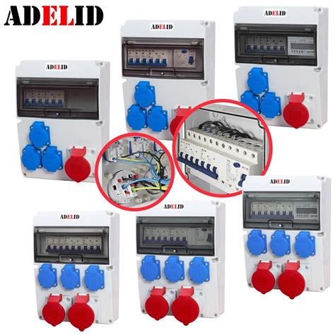 Baustromverteiler Wandverteiler Komplett A A V Mit Bals Dose