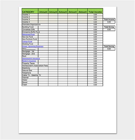 Weekly Budget Template - 16+ Smart Planners for Excel & PDF