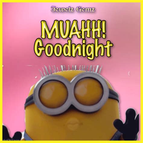 Muahh Goodnight Minion Quotes Funny Pictures Minions