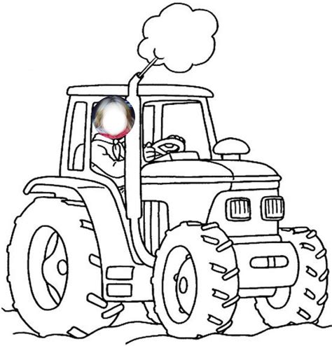 Coloriage Dessiner Imprimer Tracteur Tondeuse