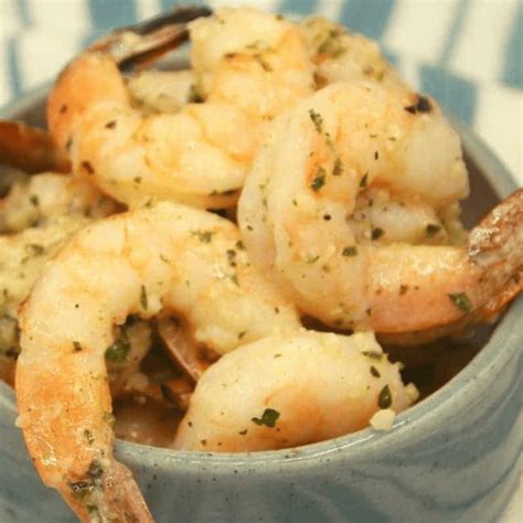 Garlic Parmesan Air Fried Shrimp Recipe Fork To Spoon