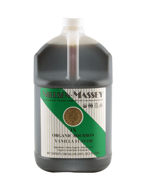 Organic Bourbon Pure Vanilla Extract Gallons And Drums Nielsen Massey